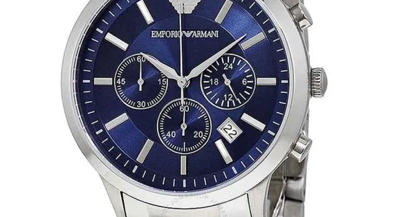 Armani watches ar2448 gents hot sale silver stainless steel watch